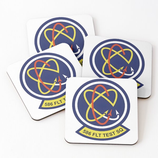 Item preview, US Air Force 586th Flight Test Squadron Official Emblem Patch designed and sold by CharlieDesings.