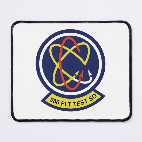 Item preview, US Air Force 586th Flight Test Squadron Official Emblem Patch designed and sold by CharlieDesings.