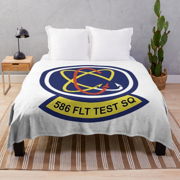 Item preview, US Air Force 586th Flight Test Squadron Official Emblem Patch designed and sold by CharlieDesings.