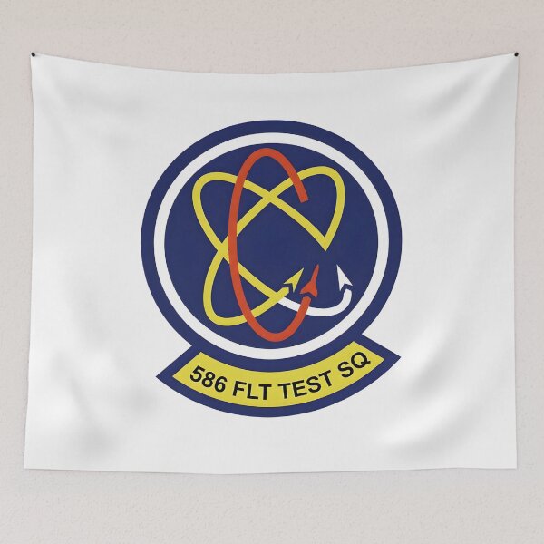 Item preview, US Air Force 586th Flight Test Squadron Official Emblem Patch designed and sold by CharlieDesings.