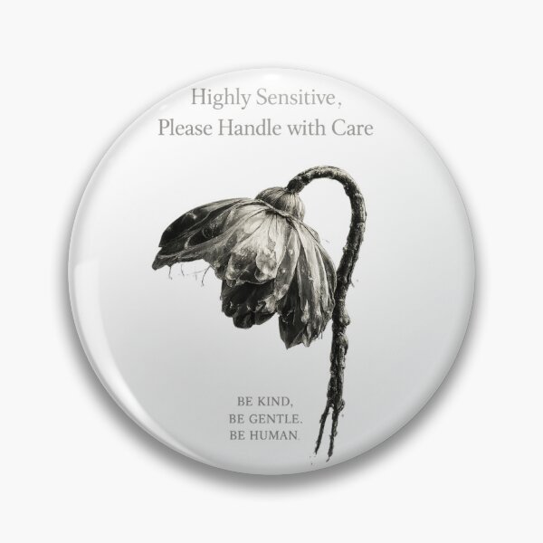 Item preview, Highly Sensitive Flower Quote Art designed and sold by tmoca.