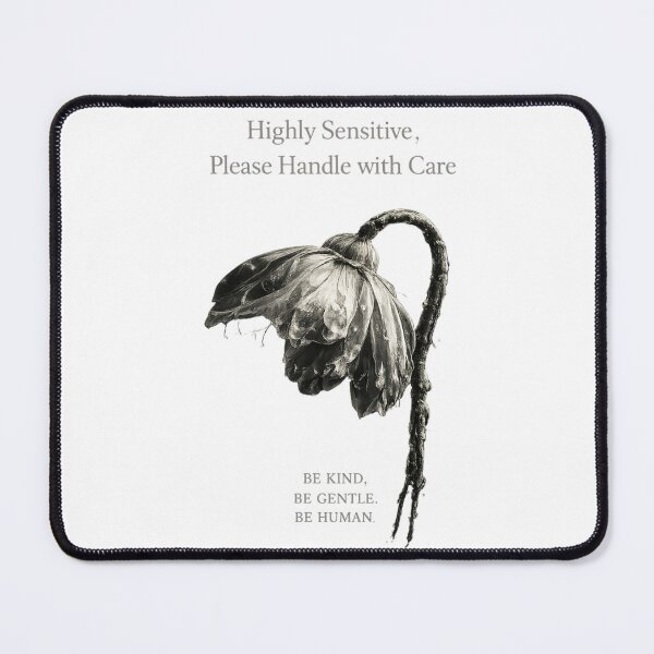 Item preview, Highly Sensitive Flower Quote Art designed and sold by tmoca.
