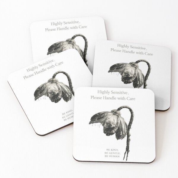 Item preview, Highly Sensitive Flower Quote Art designed and sold by tmoca.