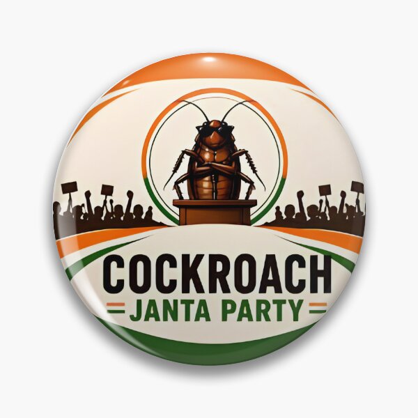 Item preview, Cockroach Janta Party Logo designed and sold by GraphicGaze13.
