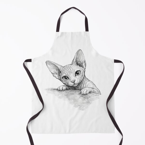 Item preview, Amazed Little Sphynx. Cat Peeking Out designed and sold by Daydreamsatdawn.