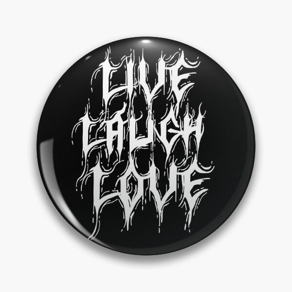 Item preview, Live Laugh Love Death Metal Logo Heavy Metal Gift designed and sold by Concrete Crown.