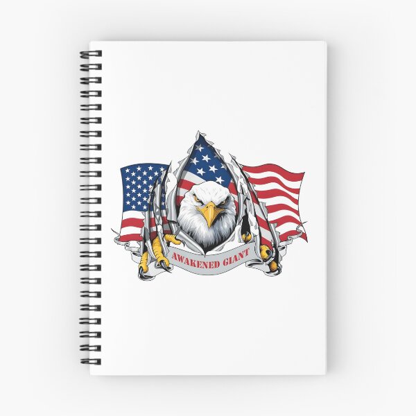 Item preview, US Military Patriotic "Awakened Giant" Bald Eagle Morale Graphic designed and sold by CharlieDesings.