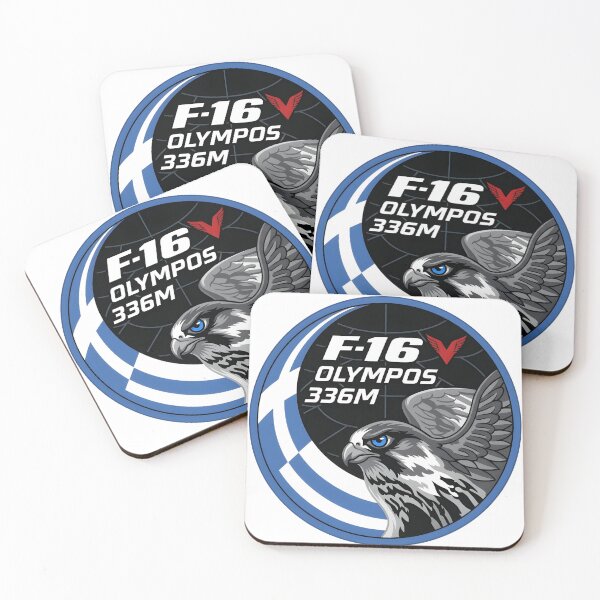Item preview, Hellenic Air Force 336 Squadron F-16V Viper "Olympos" Falcon Patch designed and sold by CharlieDesings.