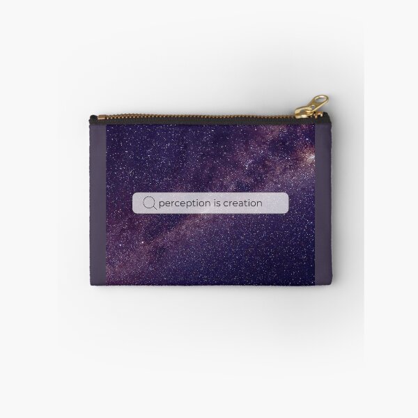Item preview, Perception is Creation - Cosmic Space Search Bar Art designed and sold by samahl_l.