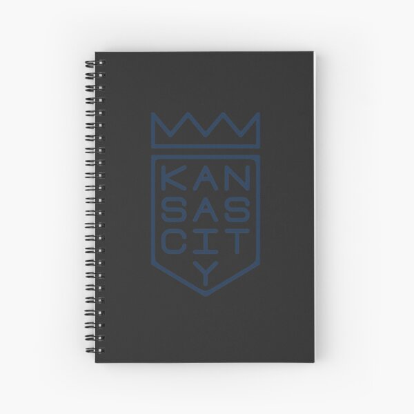 Shield and Crown (blue Spiral Notebook