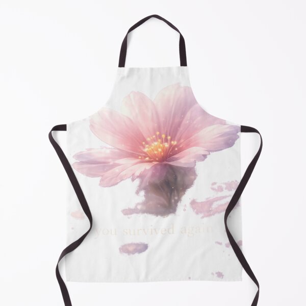 Item preview, You Survived Again – Soft Floral Resilience Quote designed and sold by FusiTink.