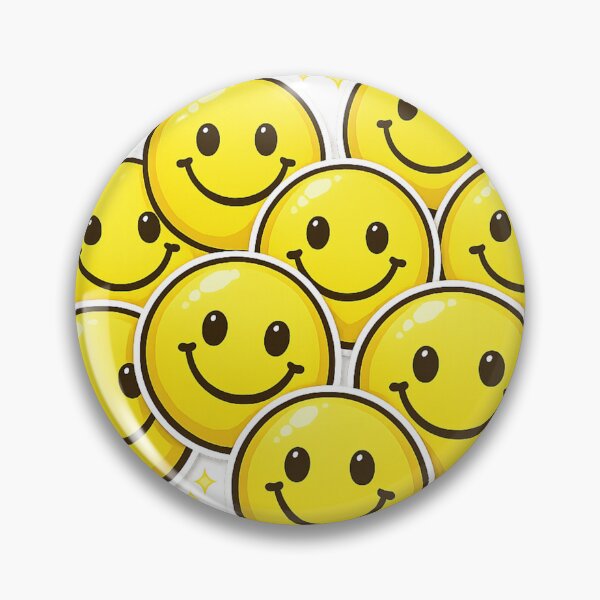 Item preview, Cute Yellow Smiley Faces Kawaii Aesthetic Happy Vibes designed and sold by AONLINE  .