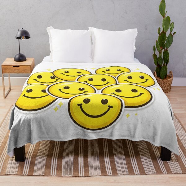 Item preview, Cute Yellow Smiley Faces Kawaii Aesthetic Happy Vibes designed and sold by AONLINE  .