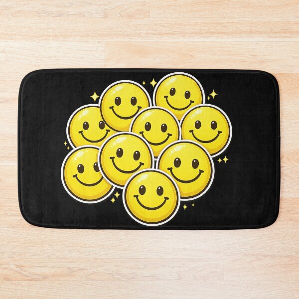 Item preview, Cute Yellow Smiley Faces Kawaii Aesthetic Happy Vibes designed and sold by AONLINE  .