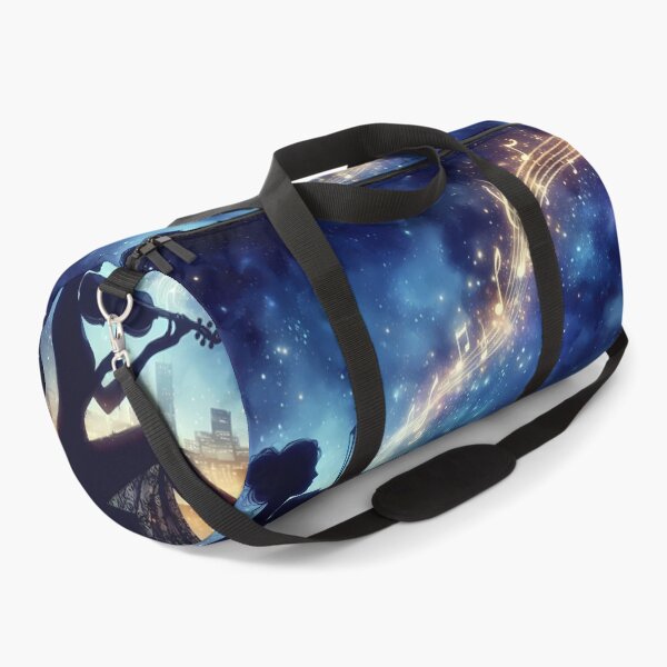 Item preview, Midnight Violinist Silhouette Magical Music City Art designed and sold by jo-e-basta.