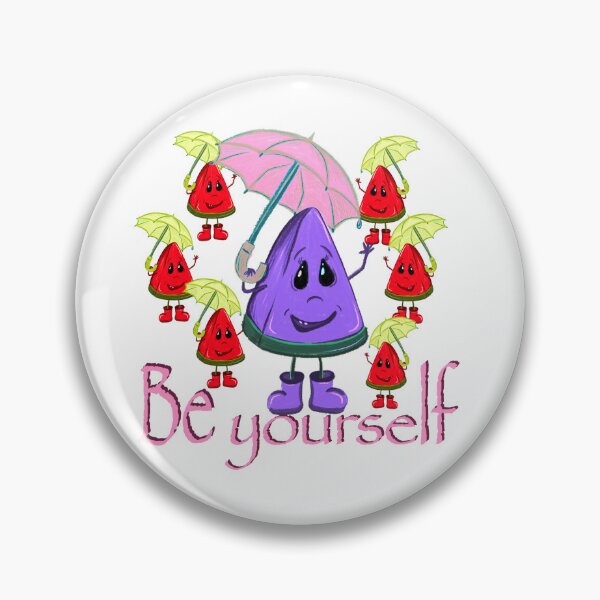 Item preview, Be yourself positive thinking t shirt watermelon designed and sold by Maryart8.