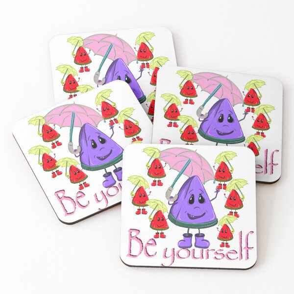 Item preview, Be yourself positive thinking t shirt watermelon designed and sold by Maryart8.