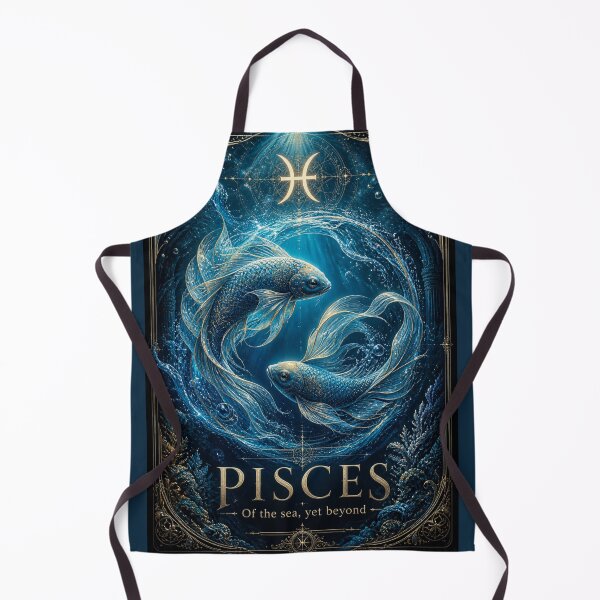 Item preview, Pisces Zodiac | Fantasy Faux Embroidery Art designed and sold by doinitzart.