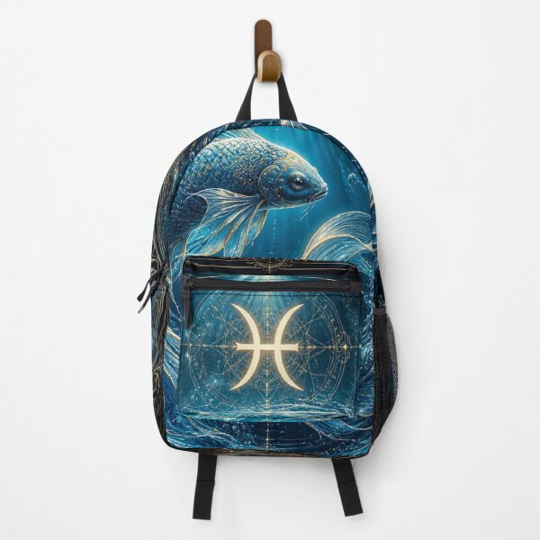 Item preview, Pisces Zodiac | Fantasy Faux Embroidery Art designed and sold by doinitzart.