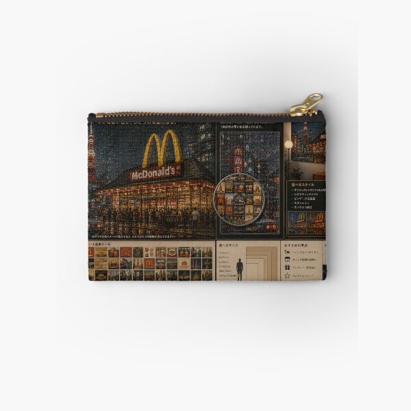 Item preview, Vintage Japanese McDonald's Tokyo Mosaic 1982 designed and sold by JcAbstractArt.