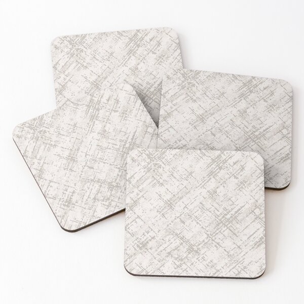 Item preview, Cream White and Grey Abstract Textured Pattern designed and sold by ZedColors.