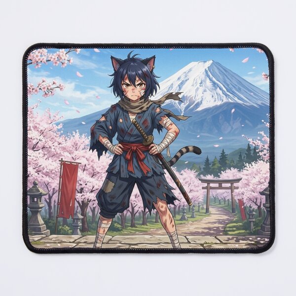 Item preview, Japanese cat-girl samurai designed and sold by HD3284.