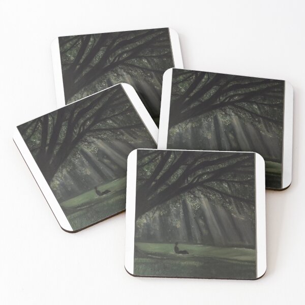 Item preview, Solitude Under the Willows - Moody Impressionist Landscape Oil Painting designed and sold by samahl_l.