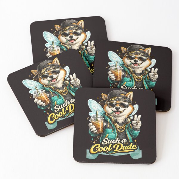 Item preview, Such a Cool Dude Funny Shiba Streetwear Graphic designed and sold by Tadeusz1.