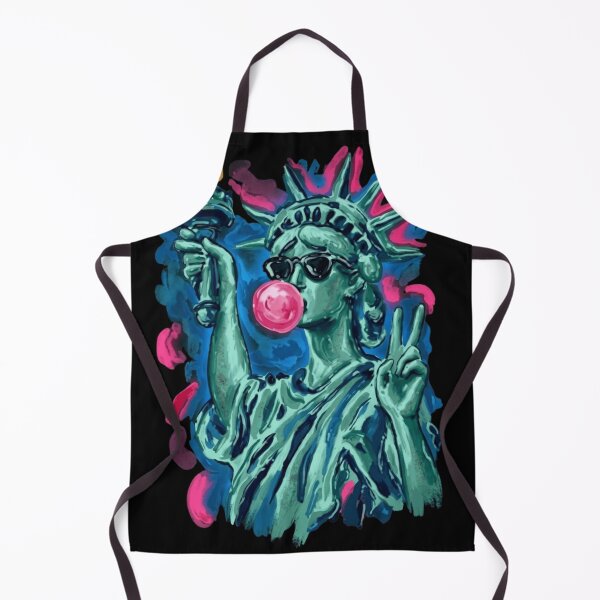 Item preview, Cool Statue of Liberty Bubblegum Pop Art - Modern Patriotic Peace Sign designed and sold by haitrieuic96.