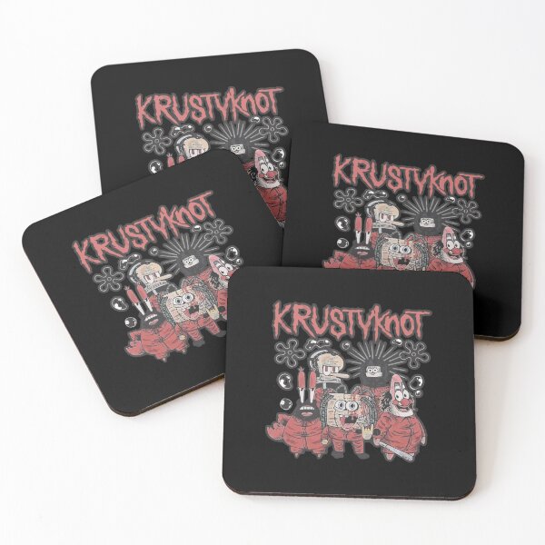 Item preview, Krusty Knot SpongeBob Slipknot Band Mashup Parody designed and sold by laranbibib.