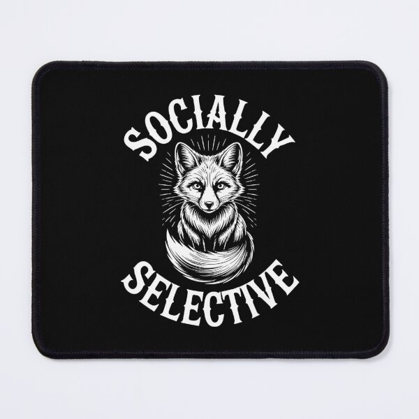 Item preview, Socially Selective Calm Ambivert Fox Energy designed and sold by NaturEdeN.