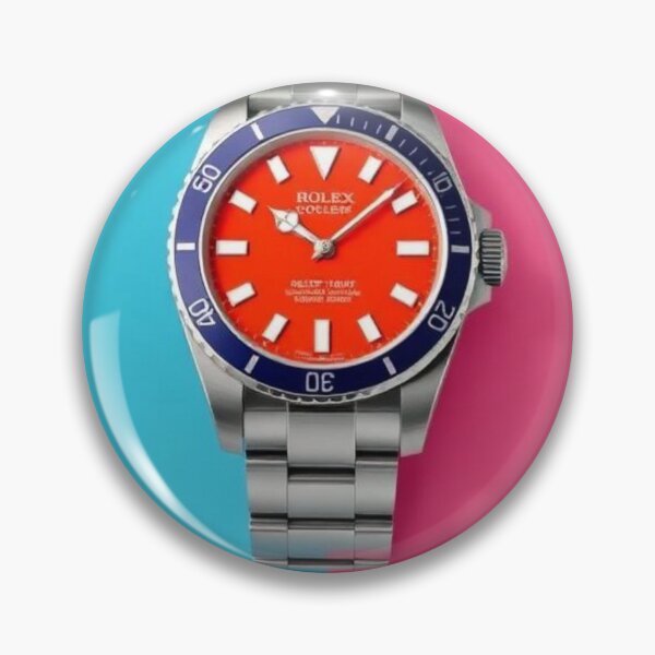 Item preview, Luxury watch on a blue and pink background designed and sold by RAISC.