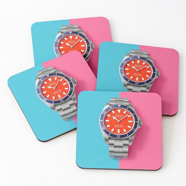 Item preview, Luxury watch on a blue and pink background designed and sold by RAISC.