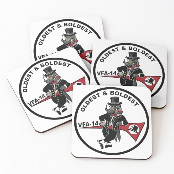 Item preview, US Navy VFA-14 "Tophatters" Oldest and Boldest Squadron Patch designed and sold by CharlieDesings.