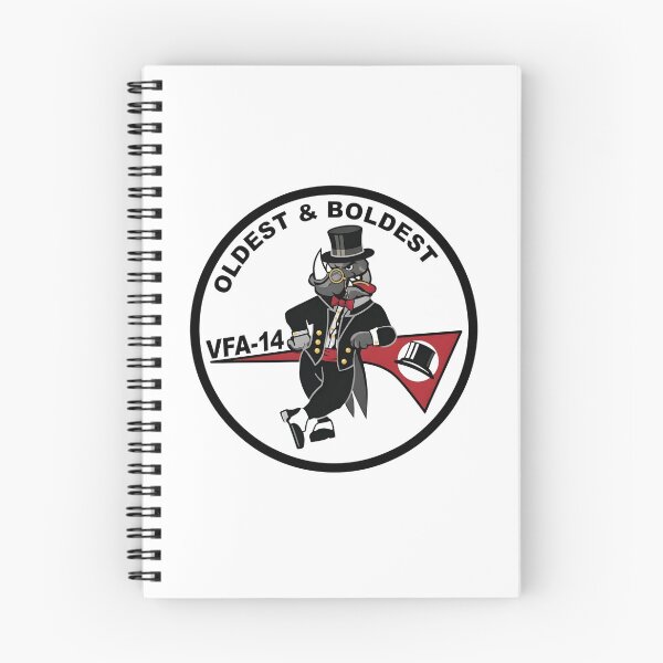 Item preview, US Navy VFA-14 "Tophatters" Oldest and Boldest Squadron Patch designed and sold by CharlieDesings.