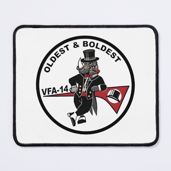 Item preview, US Navy VFA-14 "Tophatters" Oldest and Boldest Squadron Patch designed and sold by CharlieDesings.