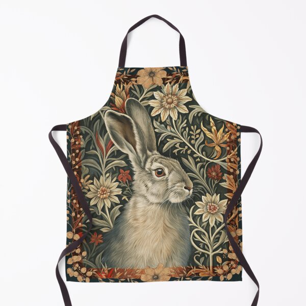 Item preview, Victorian Hare William Morris Floral Art designed and sold by AntiqueImages.