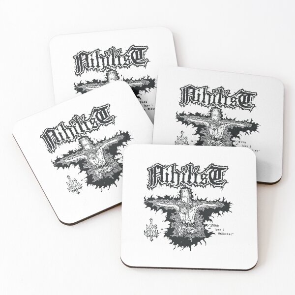 Item preview, Nihilist Swedish Death Metal Band Dark Logo Art designed and sold by laranbibib.