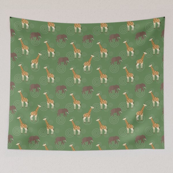 Item preview, Safari adventures on green designed and sold by reneesillus.