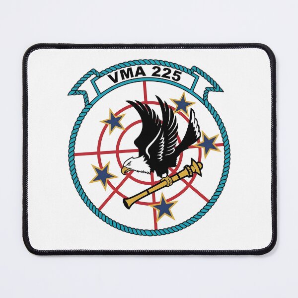 Item preview, USMC VMA-225 "Vagabonds" Squadron Insignia Patch designed and sold by CharlieDesings.