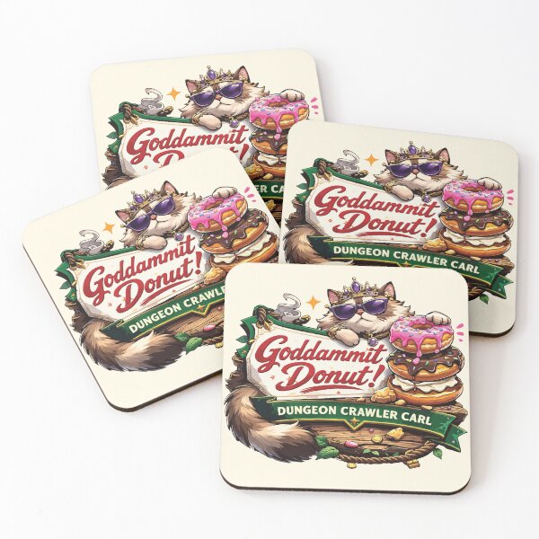 Item preview, Goddamnit Donut - Dungeon Crawler Carl, Matt Dinniman  designed and sold by SanmanthaHoW.