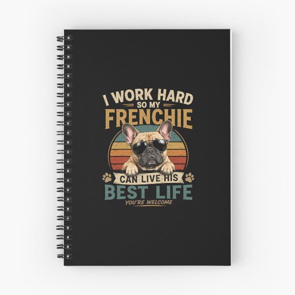 Item preview, Frenchie Work Hard for designed and sold by RiggsBubble.