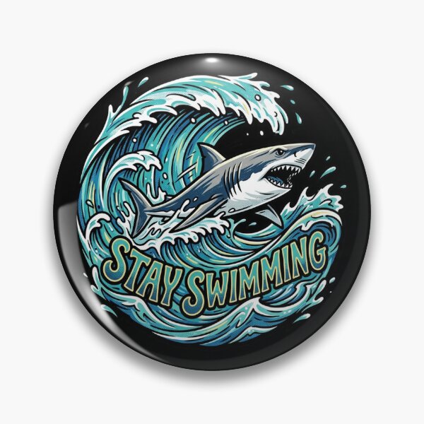 Item preview, Stay Swimming designed and sold by DuckOddity.