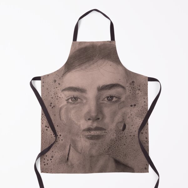 Item preview, Submerged Thoughts - Surreal Pencil Portrait Drawing designed and sold by samahl_l.