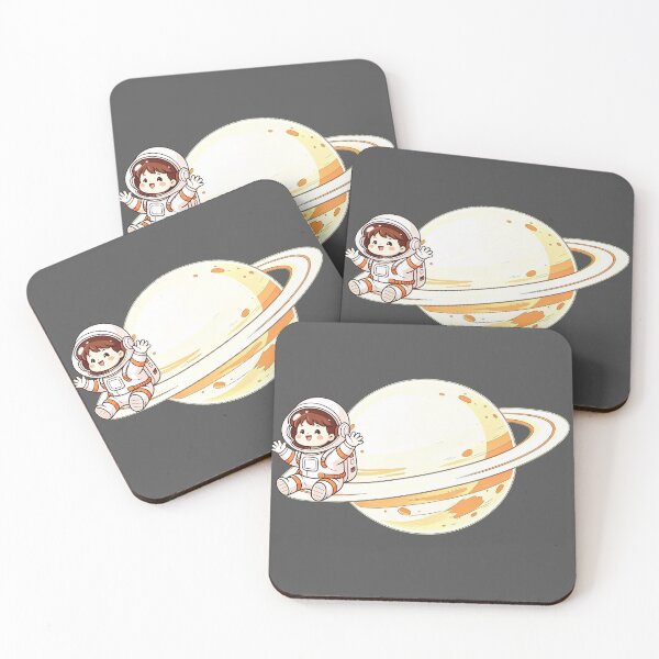 Item preview, Baby Astronaut Sitting on Saturn designed and sold by TeyArtWork.