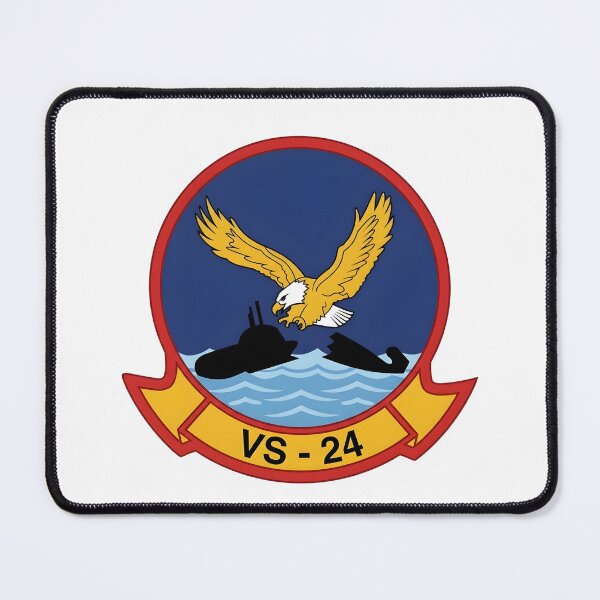 Item preview, US Navy VS-24 "Scouts" Anti-Submarine Warfare Squadron Patch designed and sold by CharlieDesings.