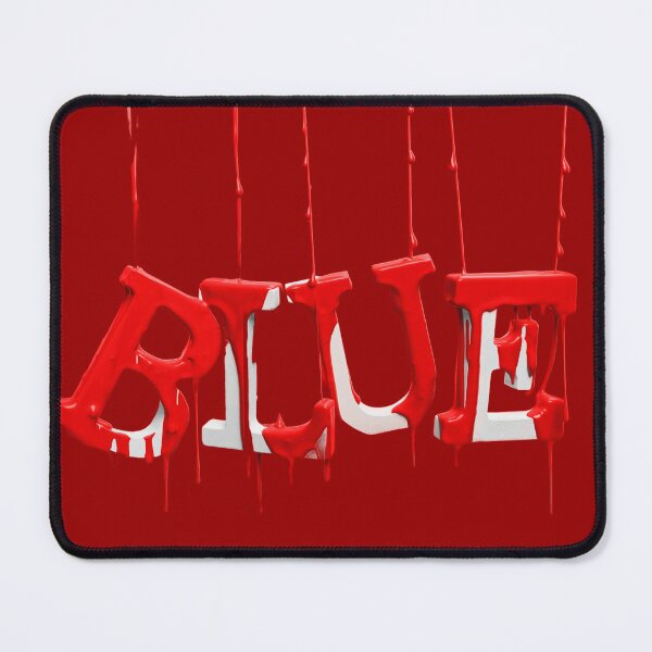 Item preview, Blue – 3D Dripping Red Paint Horror Typography Bold Dark Graphic Design designed and sold by DERA RAY.