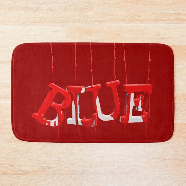 Item preview, Blue – 3D Dripping Red Paint Horror Typography Bold Dark Graphic Design designed and sold by DERA RAY.