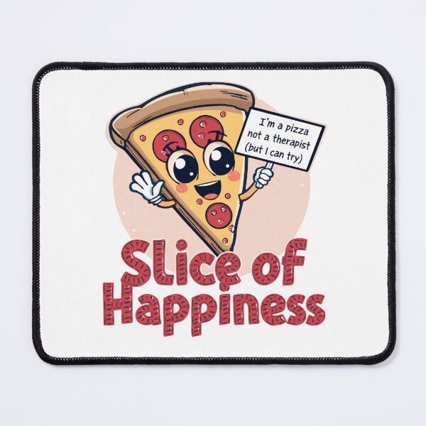 Item preview, Cute Kawaii Pizza Slice of Happiness Funny Foodie designed and sold by ArtDreamClub.