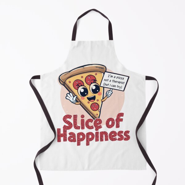 Item preview, Cute Kawaii Pizza Slice of Happiness Funny Foodie designed and sold by ArtDreamClub.